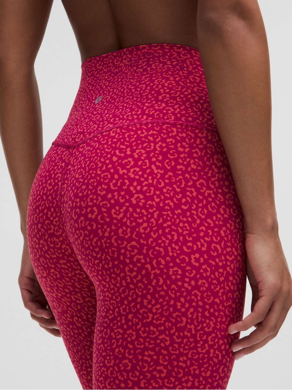 Lululemon Align High-Rise Pant 28” Size 4 Leopard Daisy Magenta Nulu Leggings
